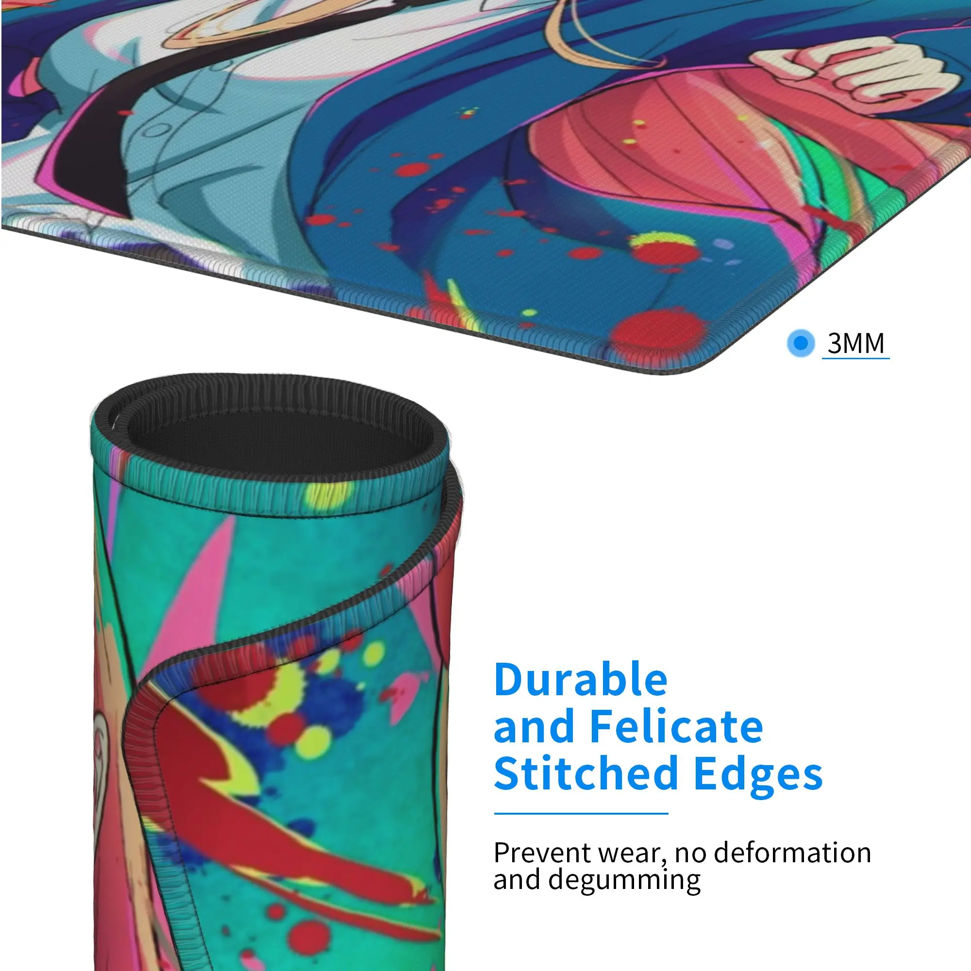 Power Chainsaw Man Devil Game Mouse Pad Teclado Mouse Mat Impressão Mousepad para computador