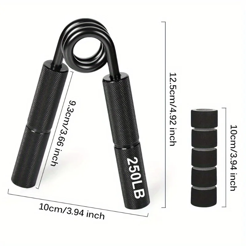50LB-300LB مقبض اليد المعدني مقوي أداة تمرين الأصابع قبضة قوة العضلات الأسلحة المدرب الانتعاش المعصم معدات الصالة الرياضية