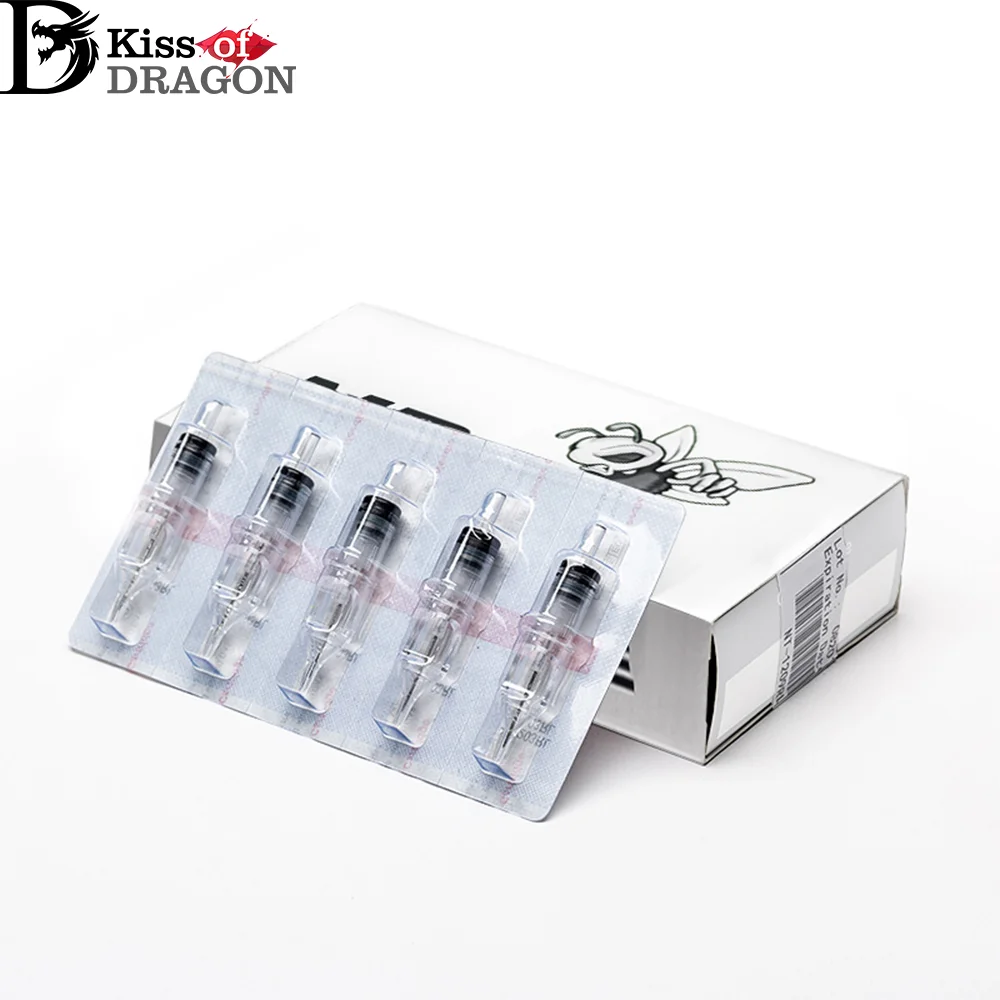 

20 шт. NB смешанного типа одноразовые иглы для тату-картриджей мембранная система стерилизации безопасный картридж иглы для татуировки