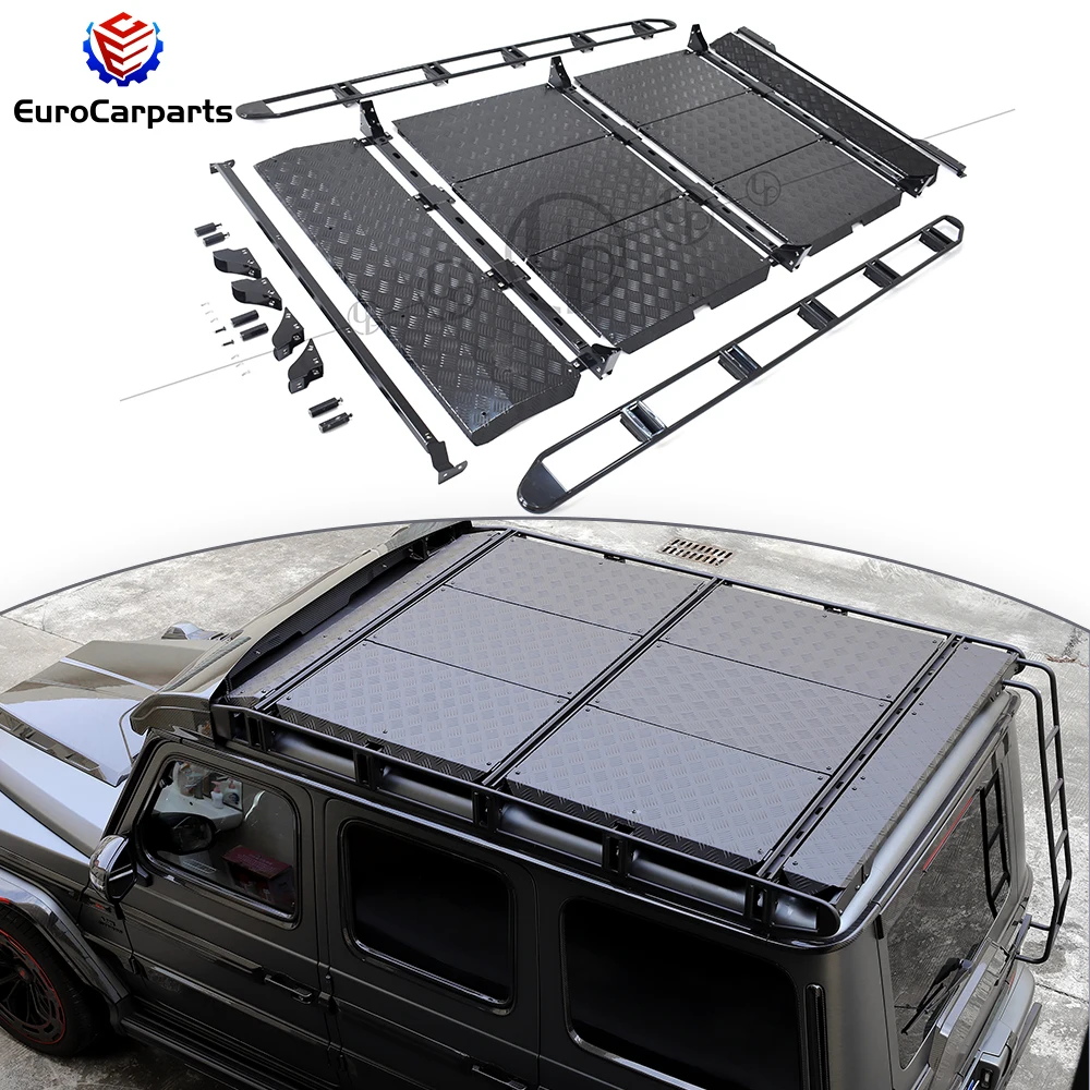 2022 Year G Class w463A  W464  G350 G500 G63 4X4 Square  Roof Rack  Luggage Rack with Ladder Auto Parts custom