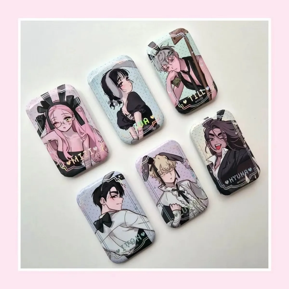 Hot Anime Alien Stage Metal Brooches Third Anniversary Coffee Shop Series Homemade Badge Pin Bag Accessories Fans Gift