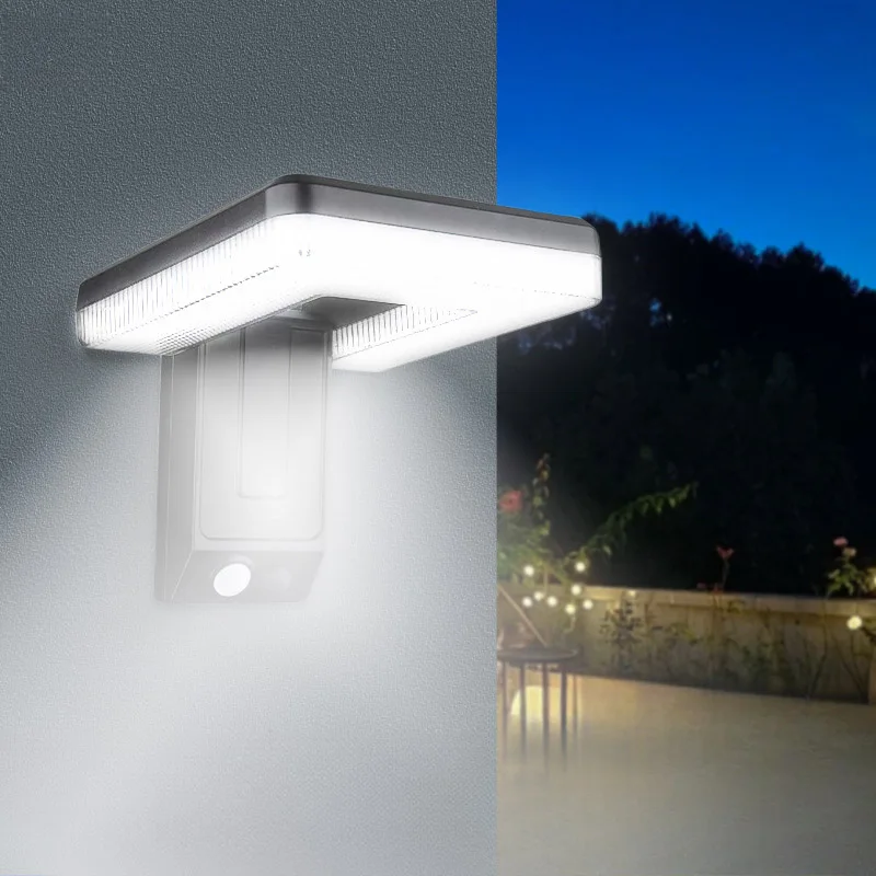 

Solar Light Motion Sensor Led Wall Lamp Garden Decoration Light 3 Modes Solar Light Outdoors Waterproof Path Yard Lighting