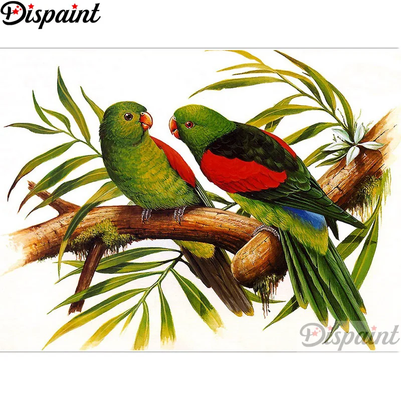 

Dispaint Full Square/Round Drill 5D DIY Diamond Painting "Animal bird scenery" 3D Embroidery Cross Stitch Home Decor Gift A12302