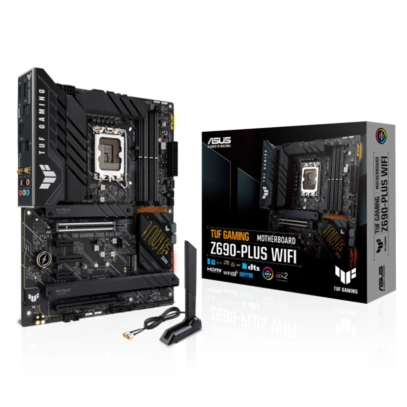 NEW For Asus TUF GAMING Z690-PLUS WIFI D5 Original Desktop For Intel Z690 DDR5 Motherboard LGA 1700 Support 12900KF 12700K 12400