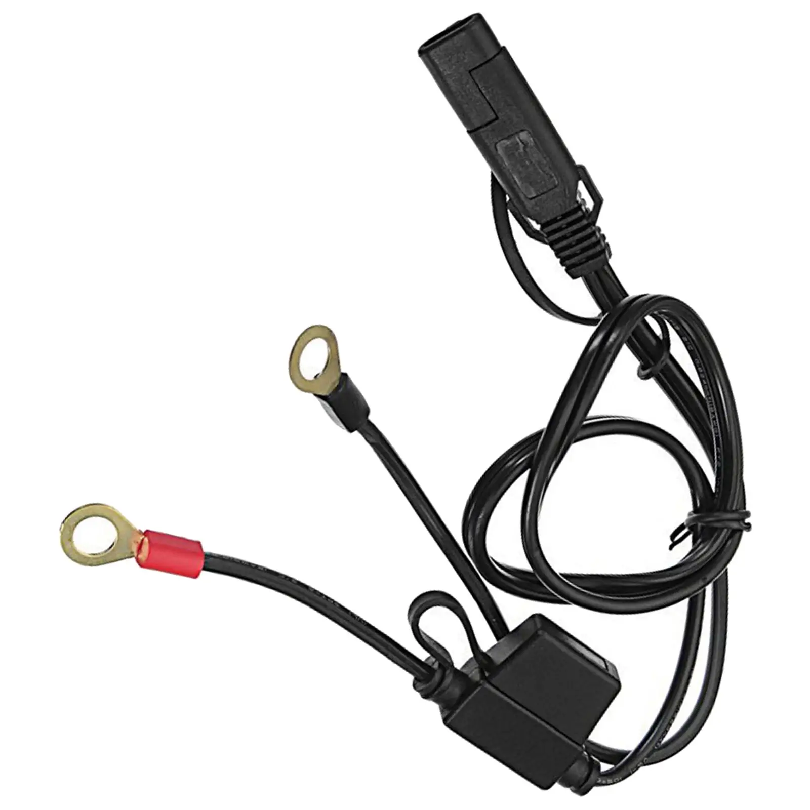 

SAE to O Ring Terminal Harness 10A Fuse Protected Battery Charging Cable for Motorcycle Auto Car Battery Maintenance