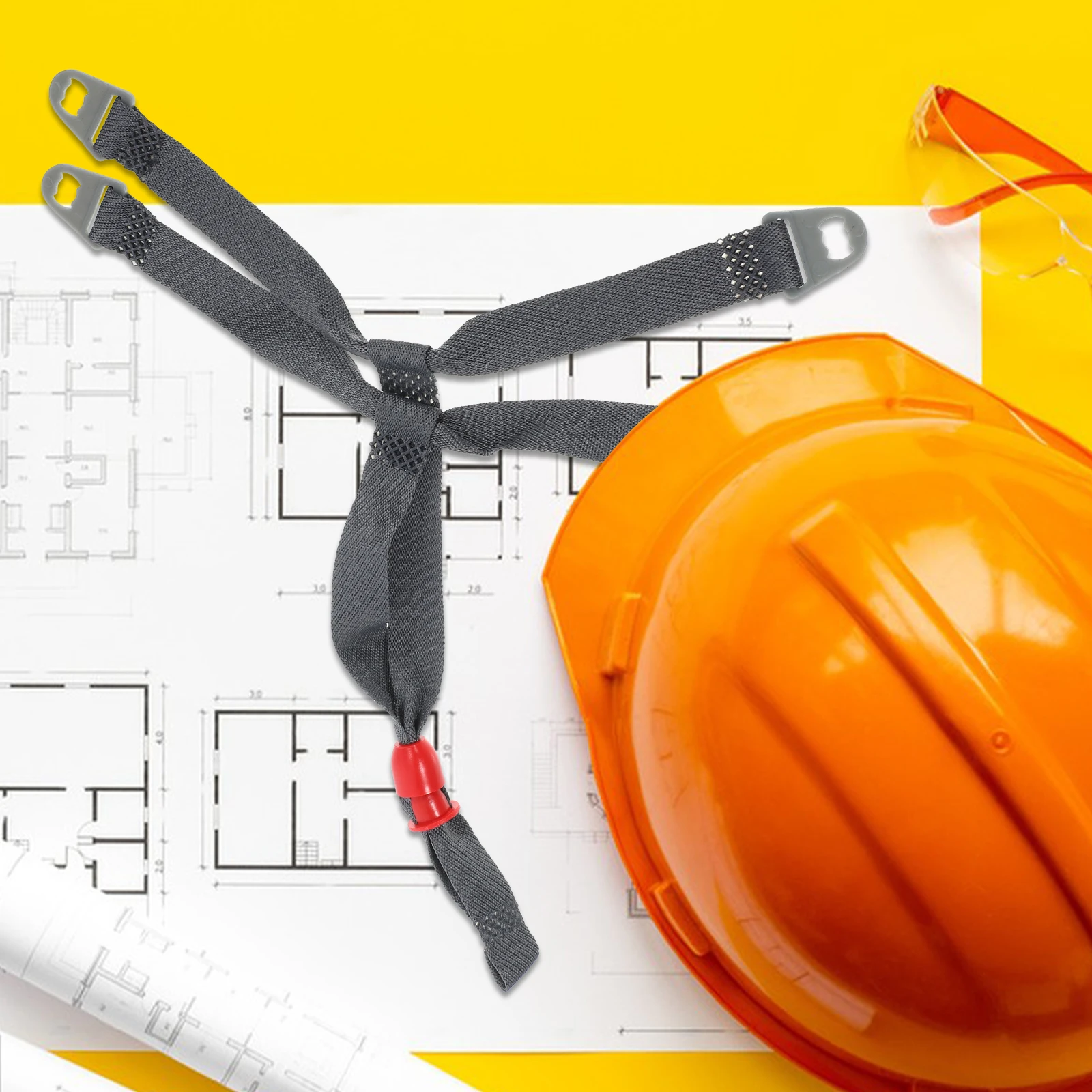 

Y Shaped Adjustable Chin Strap Safety Construction Worker Comfort Security Quick Install Buckle Protection