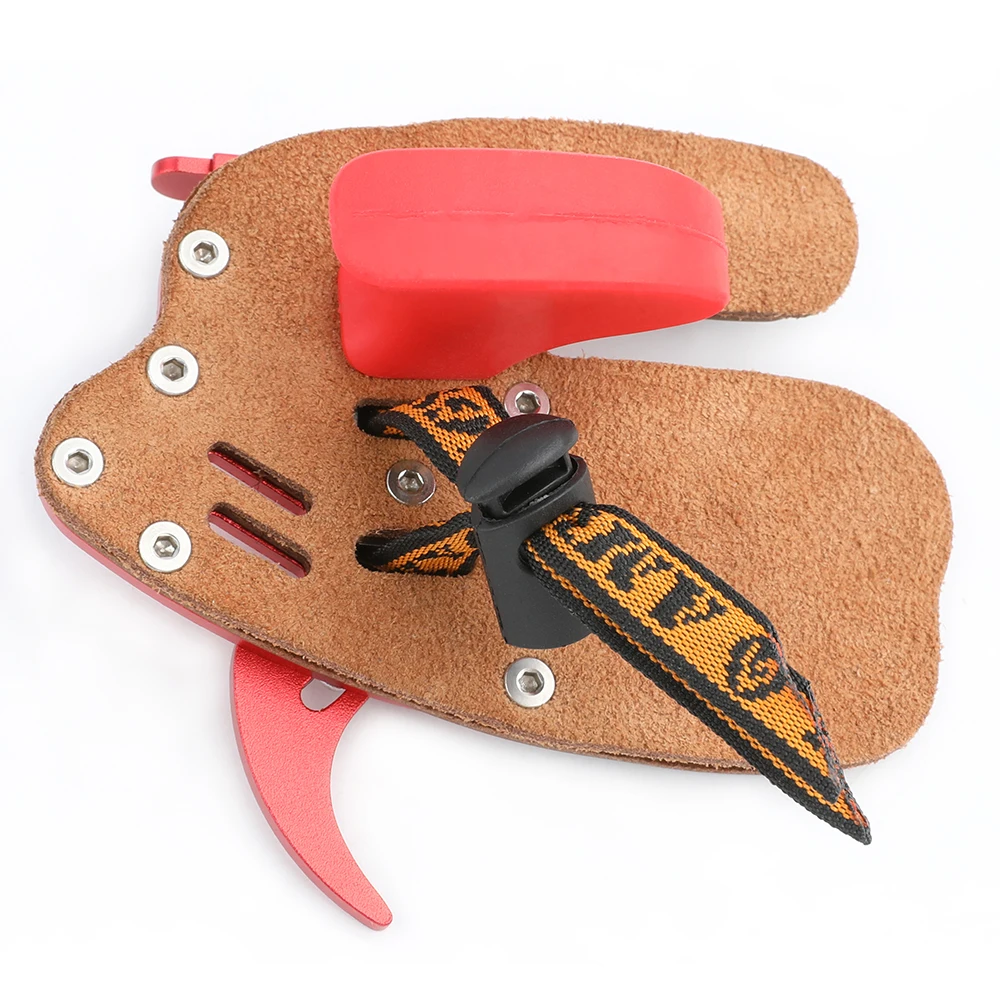 S/M/L/XL الرماية فنجر الحرس جلد البقر إصبع تبويب ل اليد اليمنى القوس السهم الصيد حماية قفاز اطلاق النار إصبع حامي