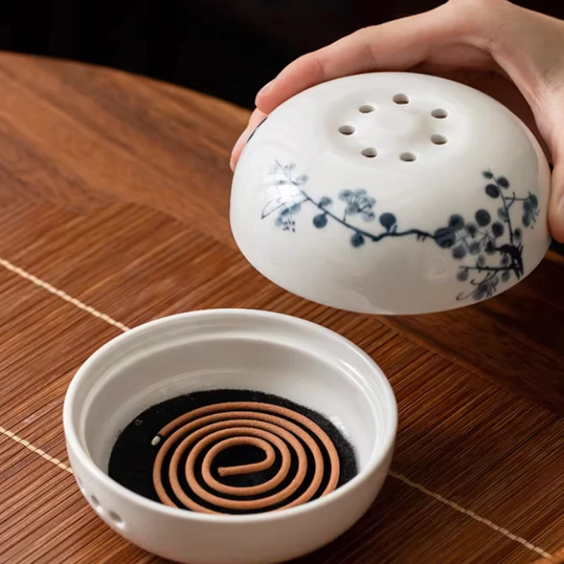 Ceramic Hand-painted Aroma Burner Home Interior Decoration Decorative Item Agarwood Incense Household Ceramic Incense Burner