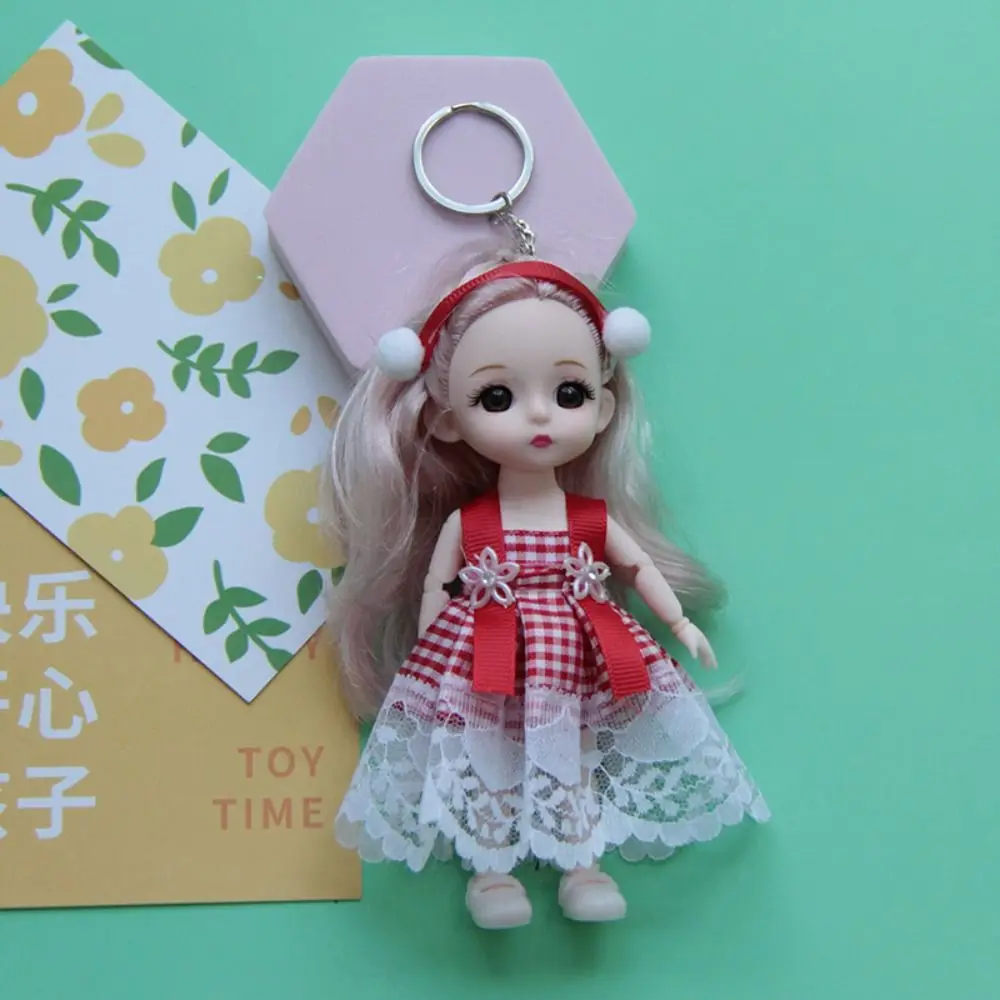 New Cute Doll Pendant Hanging Backpack Ornament Bag Charm Car Key Ring Bag Decoration Doll Keychain