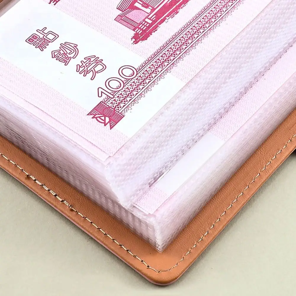 With Password Lock 100 Envelopes Money Saving Challenge Get Rich PU Money Collection Book Save Money Portable