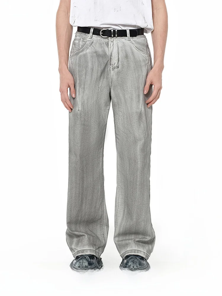 กางเกงยีนส์ทรงตรงสไตล์วินเทจแบบอเมริกัน ยี่ห้อ IMXS สำหรับผู้ชายและผู้หญิง ผ้าเดนิมบางเบา เหมาะสำหรับฤดูร้อน ปี 2024