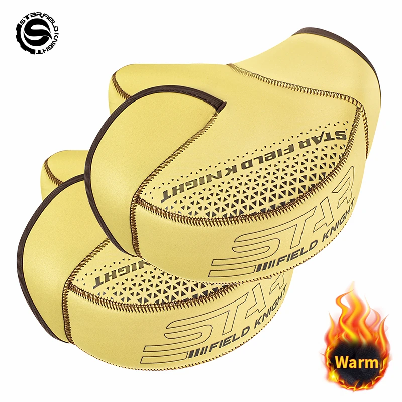 Star Field Knight Motorcycle Cycling Handlebar Mitts Winter Warm Gloves Grip Cover Windproof Rainproof Snowproof Riding Gears