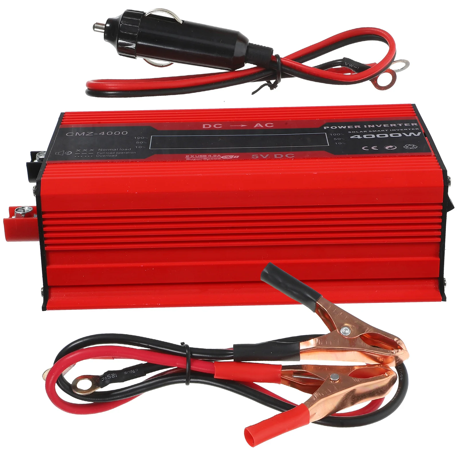 Power Supply Inverter Auto Supplies Car Liquid Crystal 20X112cm Adapter Black LCD Display