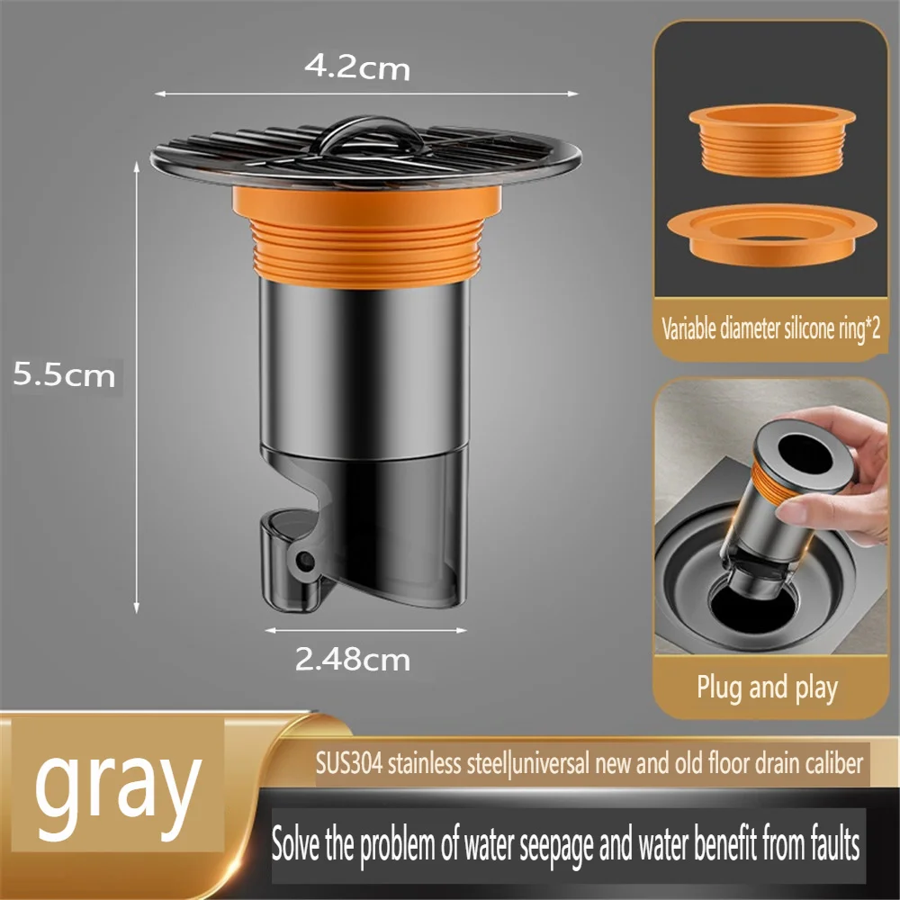 Floor drain deodorizer inner core extra-small caliber 32mm3 cm 20/25MM stainless steel fault extension repair,L24360