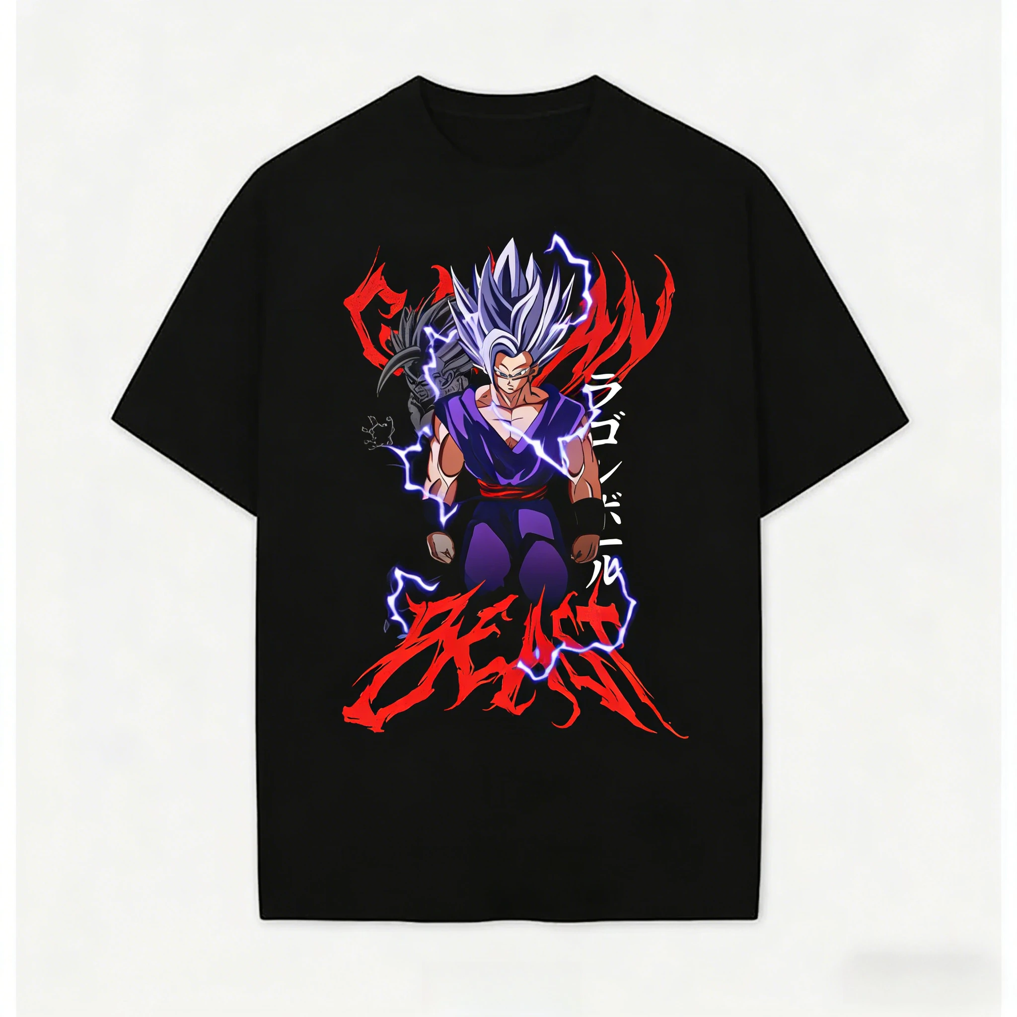 Dragon Ball-Top de manga corta para hombre y mujer, Top informal de moda americana con estampado de Anime Harajuku, novedad de verano 2026