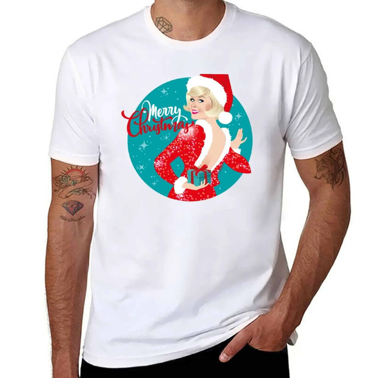 

Doris Christmas T-Shirt t shirt for man 100 percent cotton t shirts for man pack cotton T-Shirt