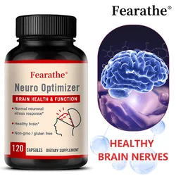 Neuro Optimizer - Supports Neurons & Normal Stress Response, Promotes Brain Health & Function, Antioxidant Support, 7 Nutrients