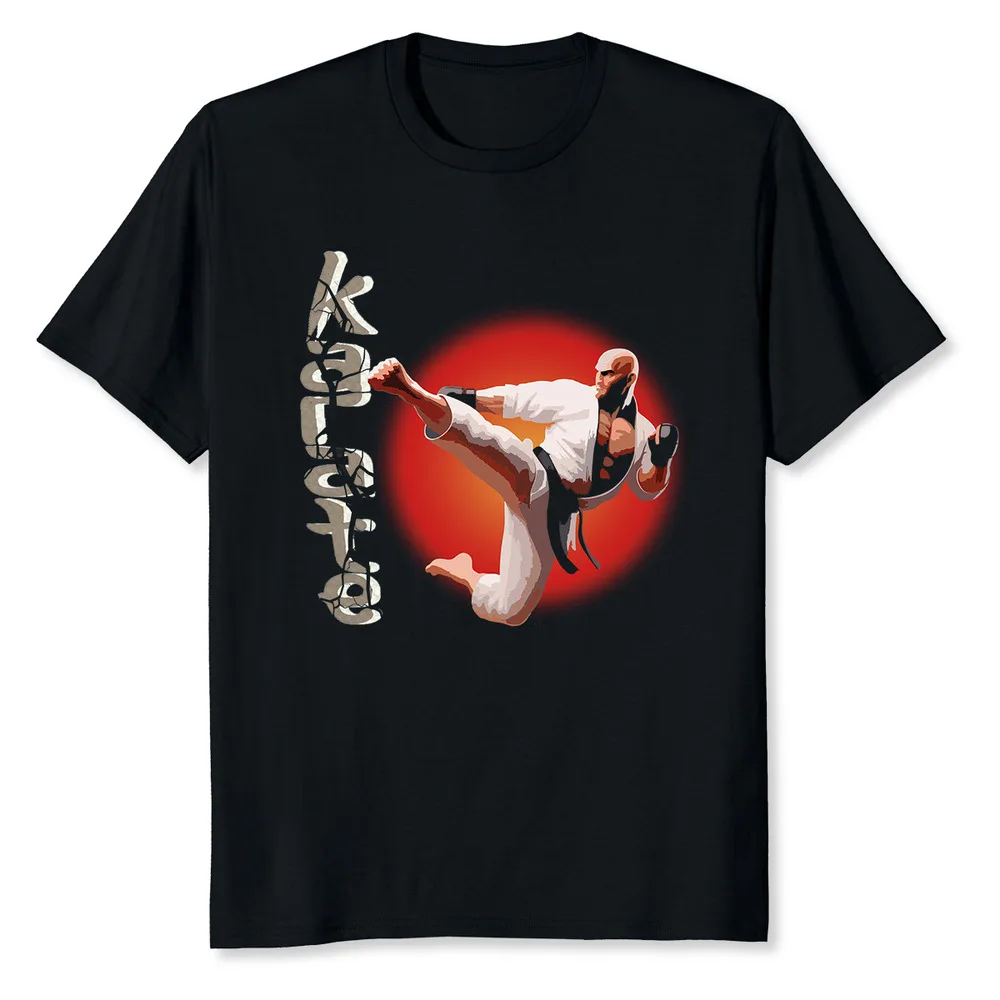 Karate Kick Japanese Martial Art Karate T-Shirt Anime Graphic T-shirts Y2K tops Unisex Summer Short Sleeve