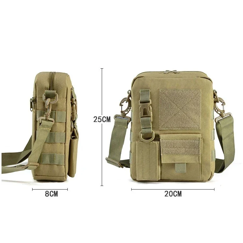 Outdoor Men Bag Molle Messenger Shoulder Bags Waterproof Male Hiking Fishing Travel Camouflage Single Handbag