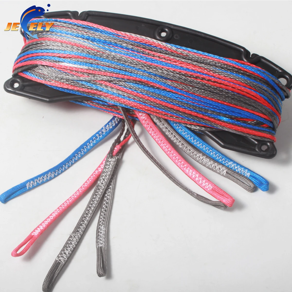 UHMWPE Fiber 4 Line X 25m Kitesurf Line Set (1 Red in 400kg, 1 Blue in 400kg, 2 Grey in 400kg)