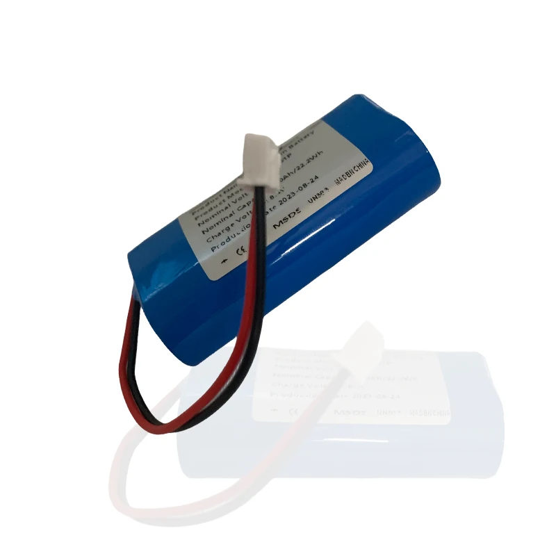 Batteria al litio ricaricabile 2 s1p 18650 3000mAh 7.4V