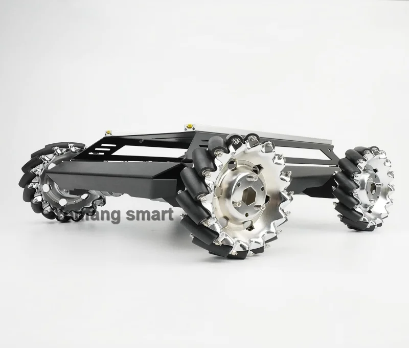 80 kg Last, robustes Metall-Auto-Chassis, 152 mm Mecanum-Rad-Trolley, omnidirektional, V5Max, mobiler Roboter für Arduino-Roboter, DIY-Kit – Detail 6
