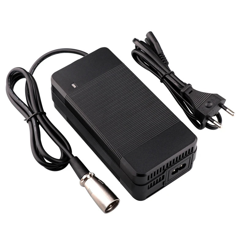 42V 4A Smart Lithium Battery Charger For 36V 10S Li-ion Battery Pack Charger With 3-Pin XLR Connector High Quality