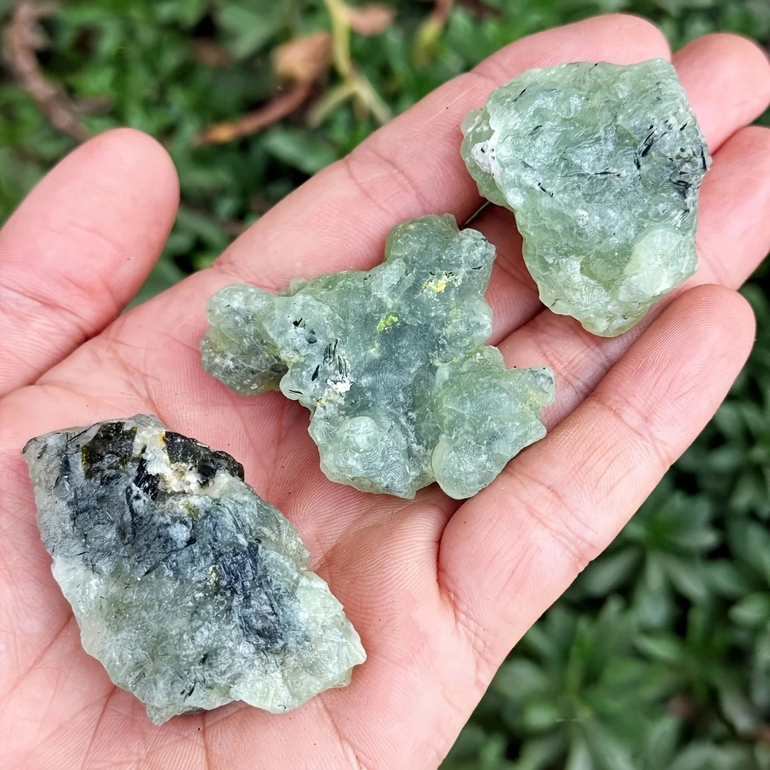Raw Prehnite Stone, Natural Huge Prehnite, natural mineral specimens, jewelry making, indoor collection teaching