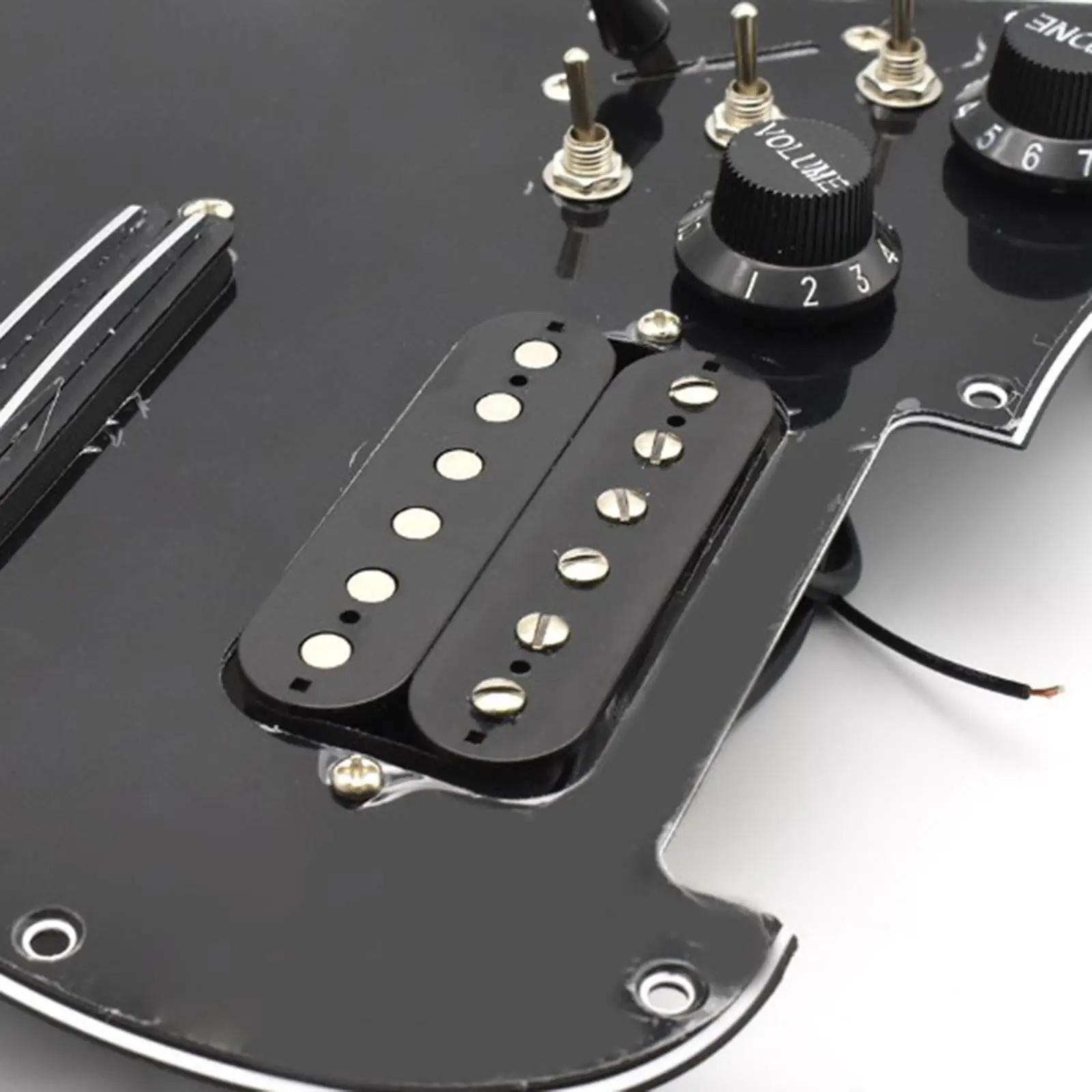 Electric Guitar Pickguard Pickup Assembly High Performance Dual Track Design for Luthier DIY Projects