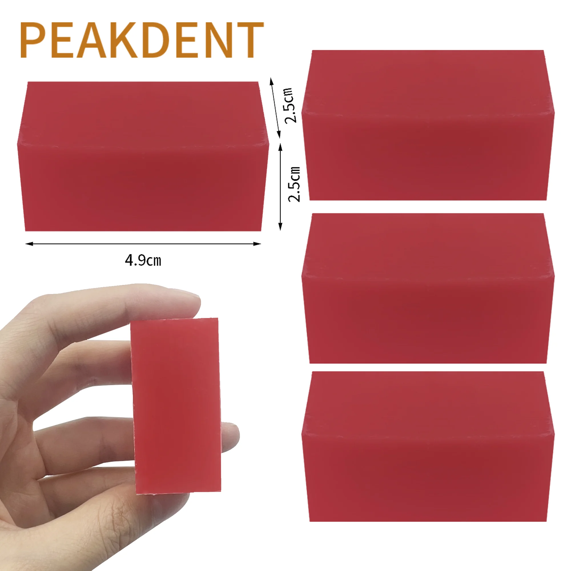 10pcs Red Wax Block Dental Laboratory Materials Carving Wax Oral Tools  Dentistry Lab Auxiliary Material Sup Jewelry Carving Wax