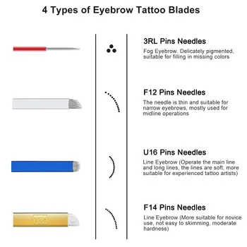Bezdrátový PMU stroj Permanentní make-up pro obočí Miroblading Oční linky Rty Mikroshading Profesionální rotační tetovací pero Pistol Kit 12 nejlepší prodej dermoterapeutická pistole - №12