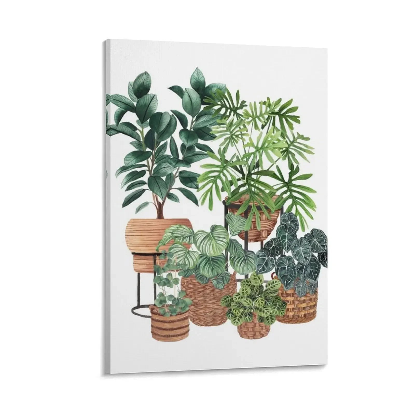 

Potted Plants Collection 3 Canvas Painting posters for room room decor