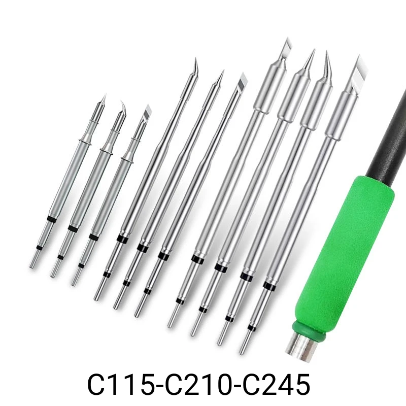 C115 C210 C245 Soldering Iron Tips Compatible For JBC Sugon T26 Soldering Station Solder Iron Head Phone Repair Accessories