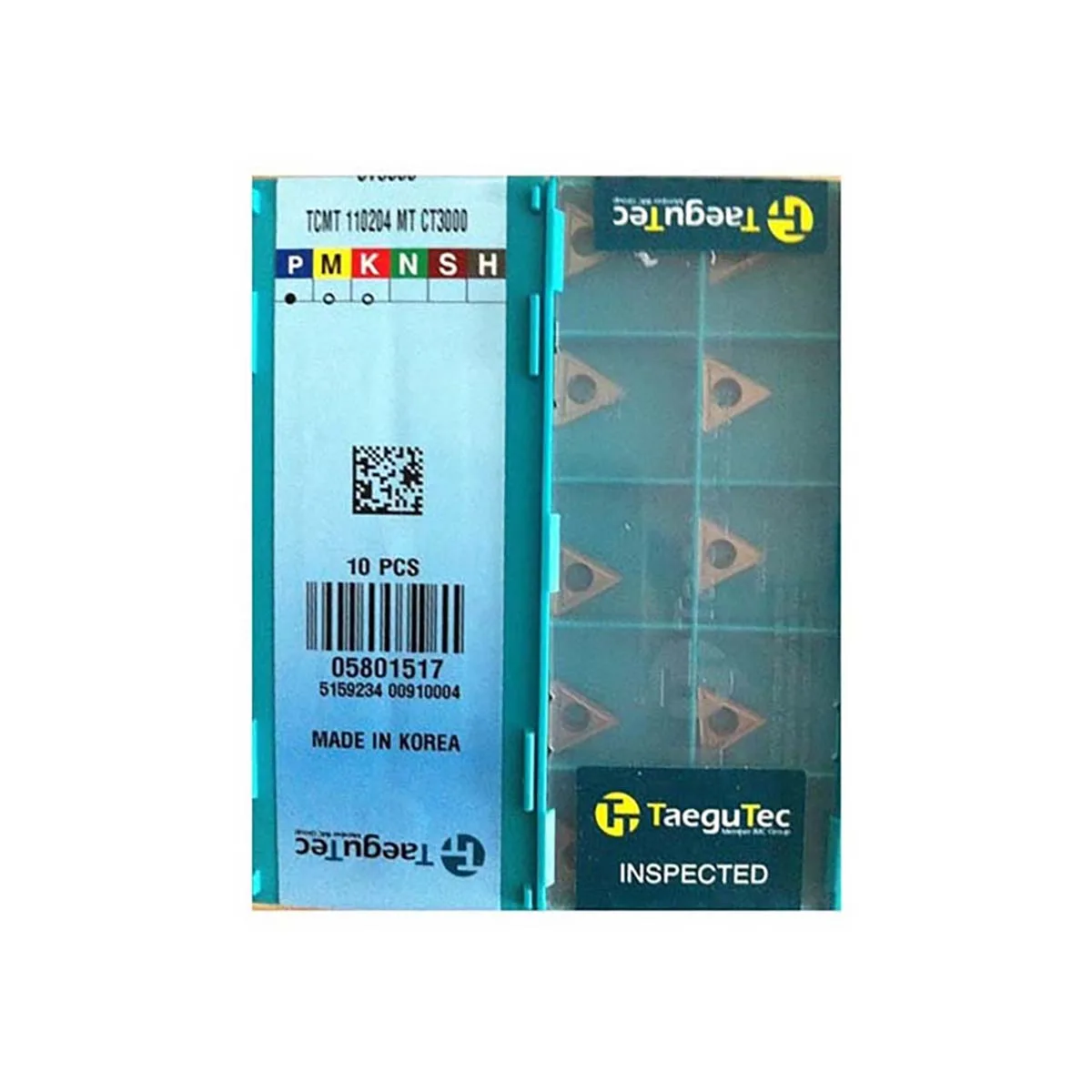 TaeguTec 100% الأصلي TCMT TCMT16T308 TCMT16T304 TCMT110202 TCMT110208 TCMT090204 TCMT110204 متوسطة كربيد تحول إدراج