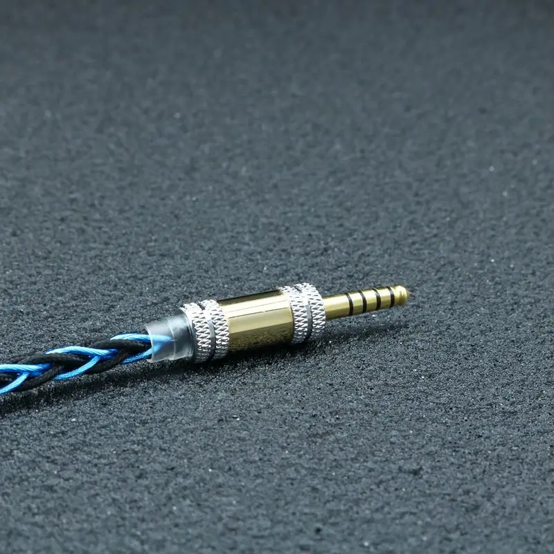 XINHS HS68 Earphone HIFI bintang biru gelap Upgrade Line