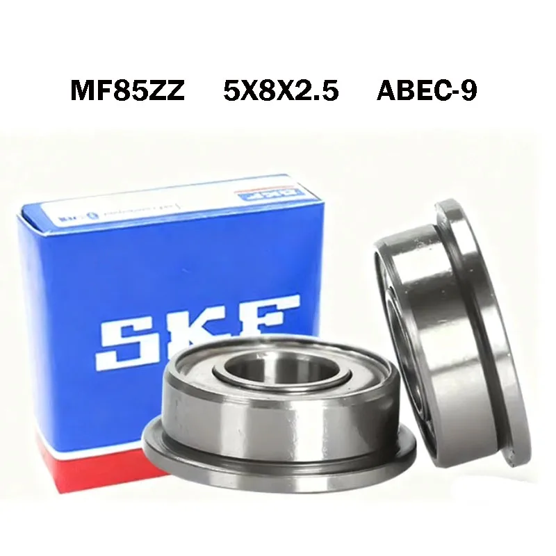 

10PCS MF85ZZ SKF bearing Metal Shielded Miniature Ball Flanged Bearings MF85Z ABEC-9 5x8x2.5mm For 3D Printer Original bearings