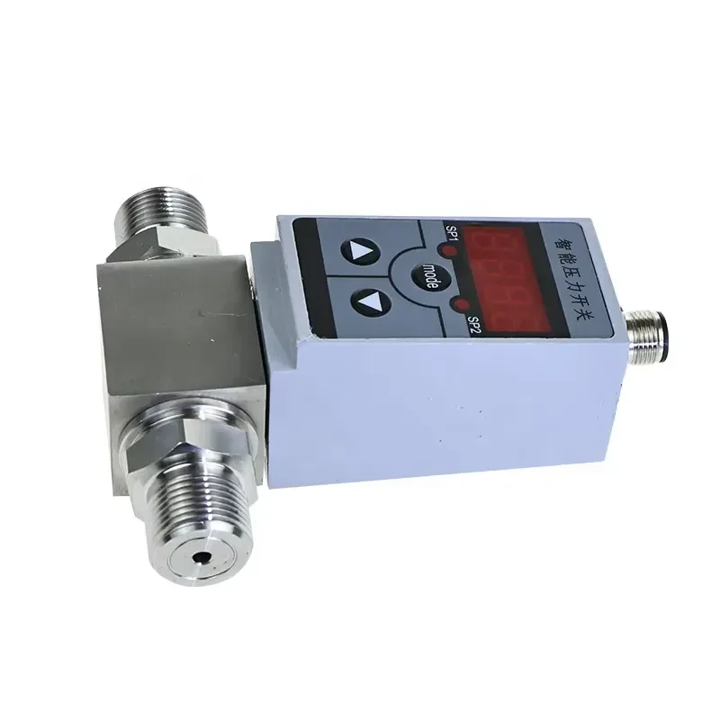 Intelligent Differential Pressure Controller with Two-way PNP NPN 4-20ma Output IP65 Digital Automatic Pressure Control