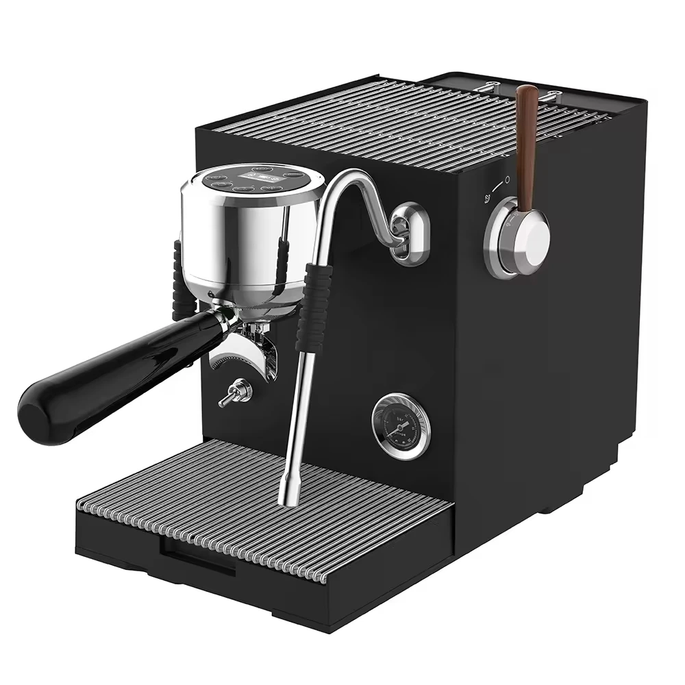 Cafetera Comercial para Hoteles, la Mejor Cafetera Espresso Italiana con Bomba ULKA, Calderas de Calentamiento Instantáneo, Preinfusión, Máquina de Café
