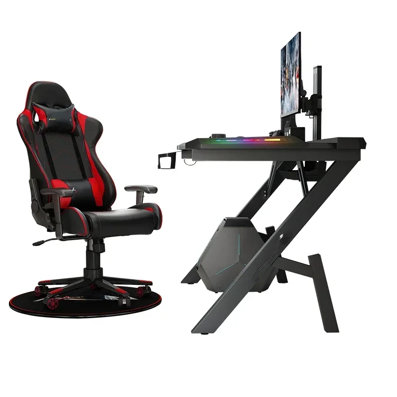 Best Selling Gaming Table with Lights Laptop Computer Gaming Desk