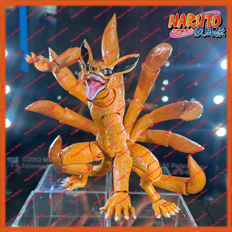 

Новинка в наличии, оригинальные Blokees & Naruto Legend Edition Kurama, экшн-коллекционные фигурки, игрушки Kyuubi, модель, настольный орнамент, игрушка