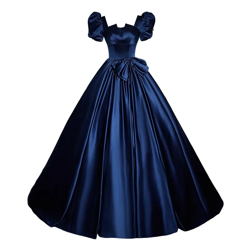 2025 Spring/Summer New Evening Dress Female Performance Host Banquet Student Vocal Annual Meeting Princess Dress Looks Thin