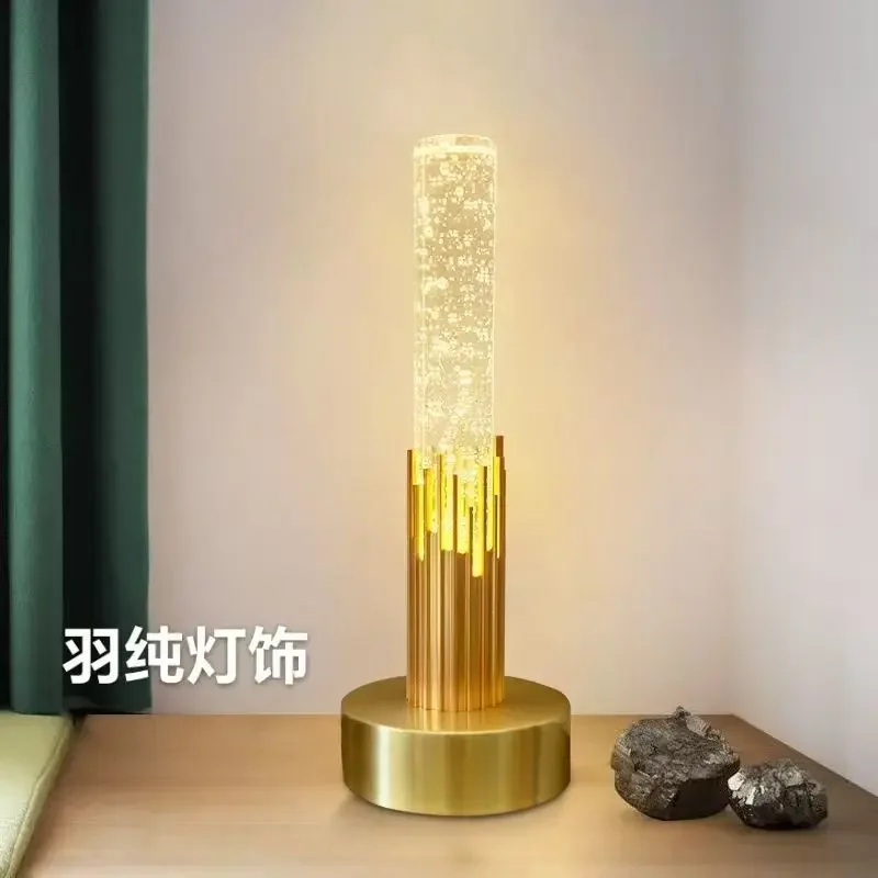 Exquisite Home Gift Table Lamp - Crystal Design, Suitable for Bedroom Bedside, Living Room TV Cabinet Decor