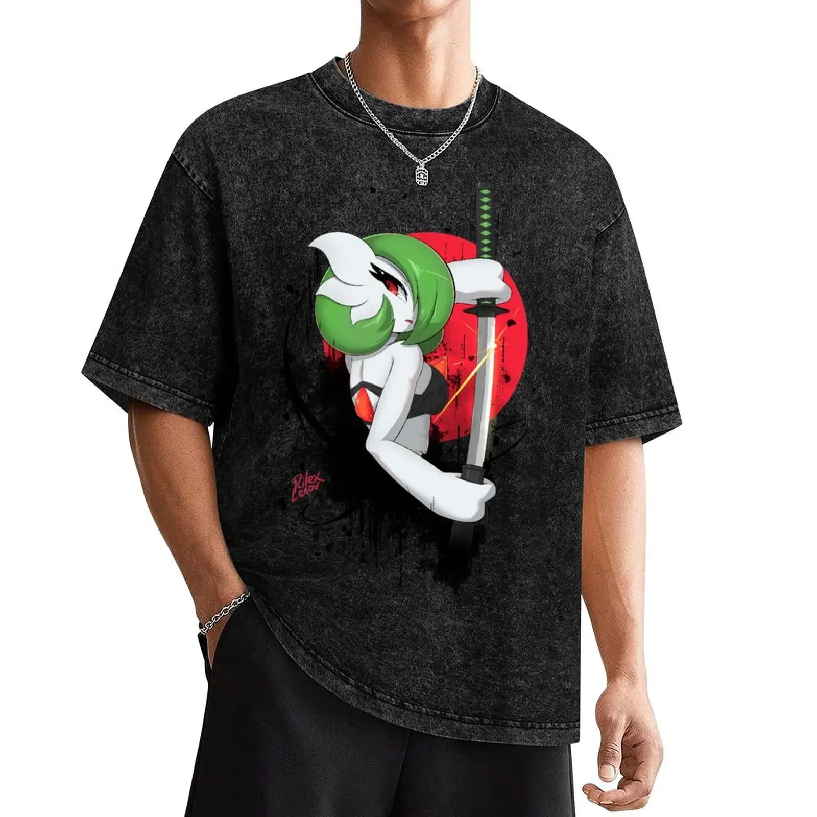 

Samurai Midori T-Shirt graphics vintage graphic tee anime stuff mens designer t shirt