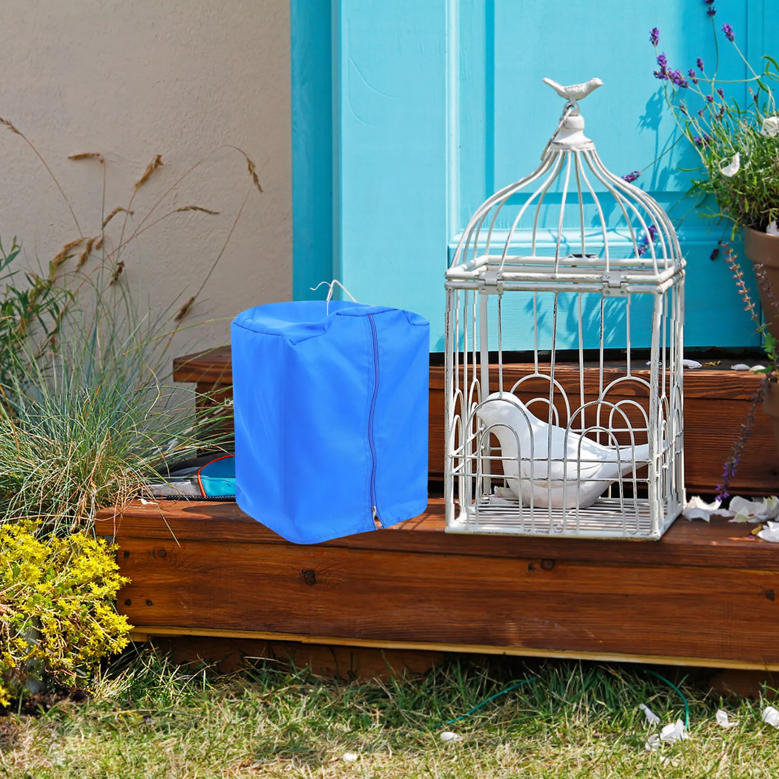 Winter Insulated Bird Cage Cover Heavy Duty Oxford Cloth Protector Small Universal Parakeets Conures Cage Cover Noise