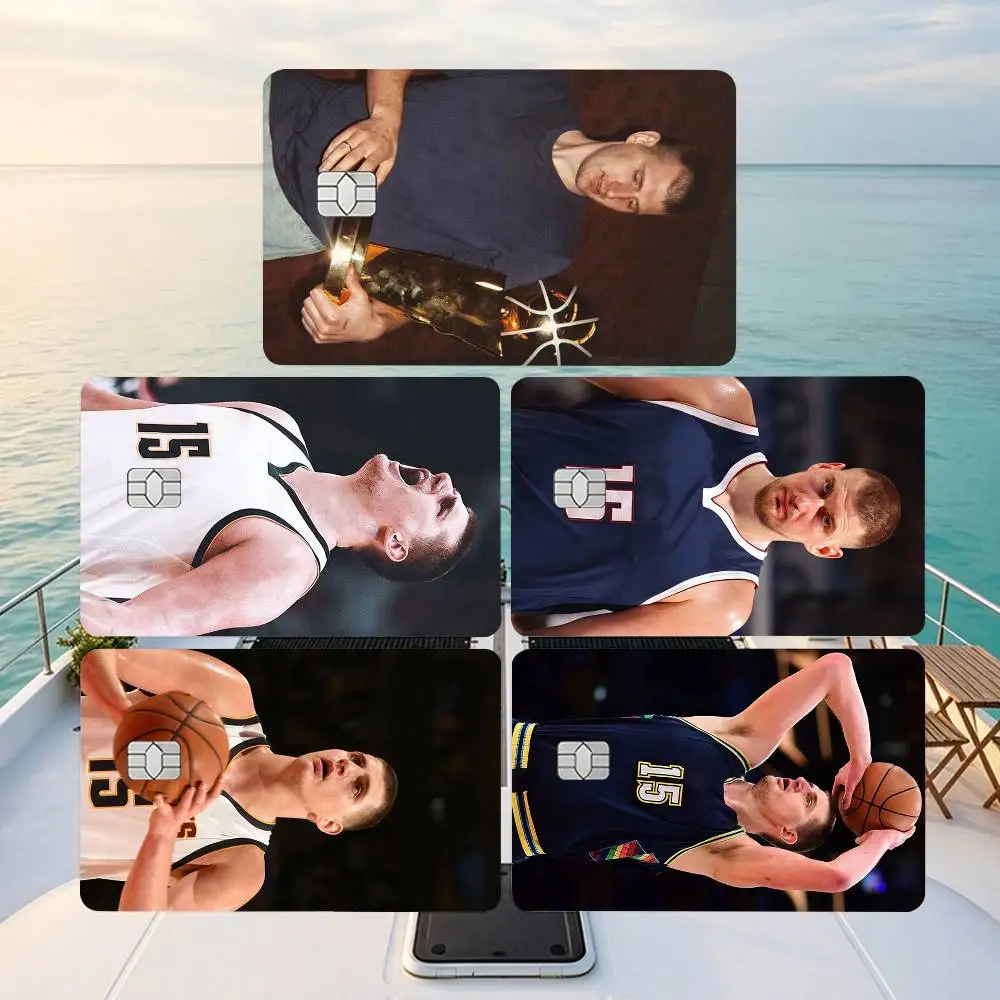 The Joker Nikola Jokic Star Credit Card HD Stickers Game Card Decal Small Chip Waterproof Sticker Gift