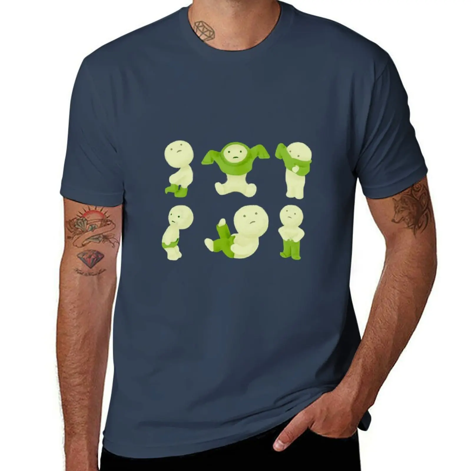 smiski clothing series T-Shirt t shirt custom print t shirt personalised t shirts for man cotton T-Shirt