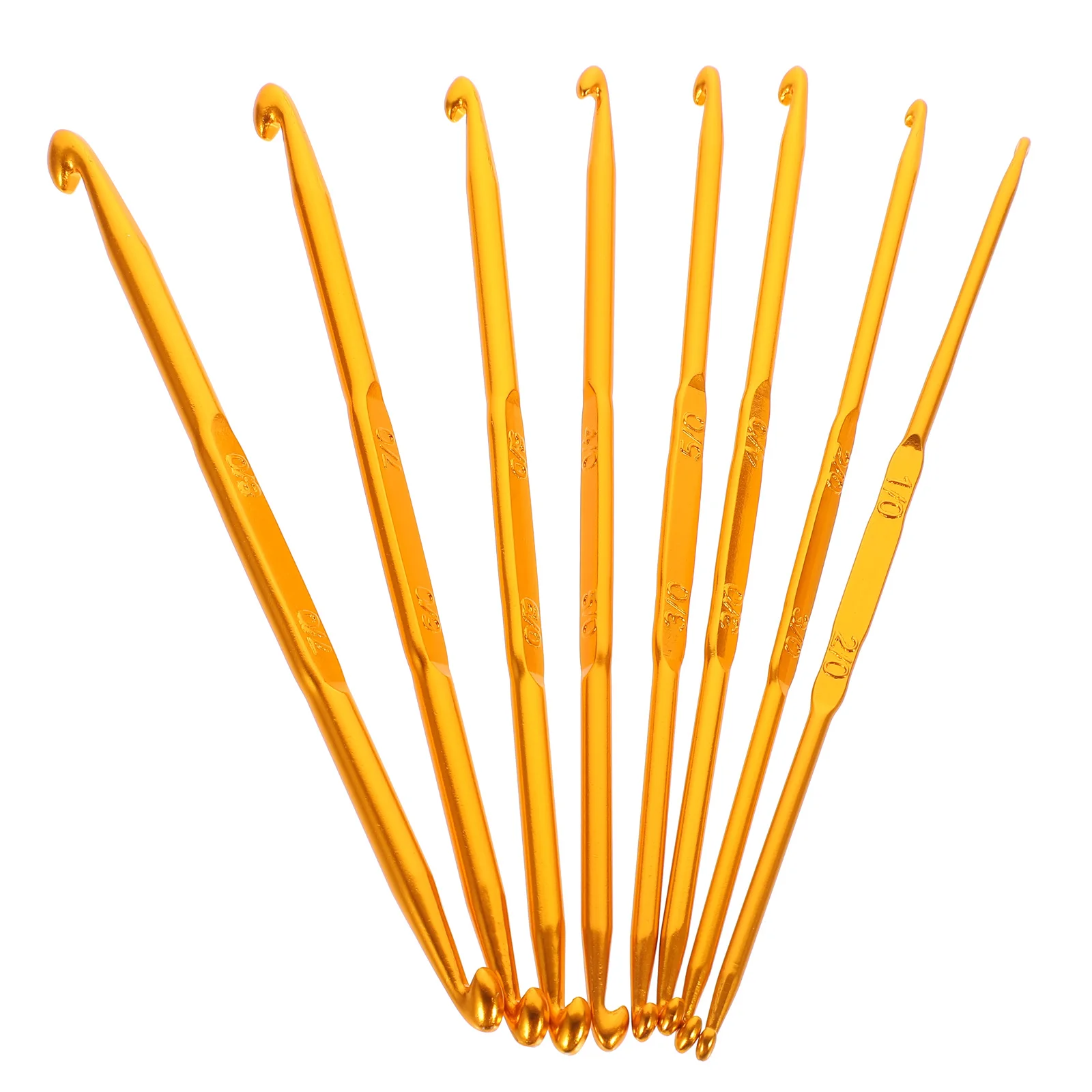 

8Pcs Crochet Hook Set Smooth Surface Knitting Shoes Hats Sweaters Gloves Premium Alloy Ergonomic Design Professional