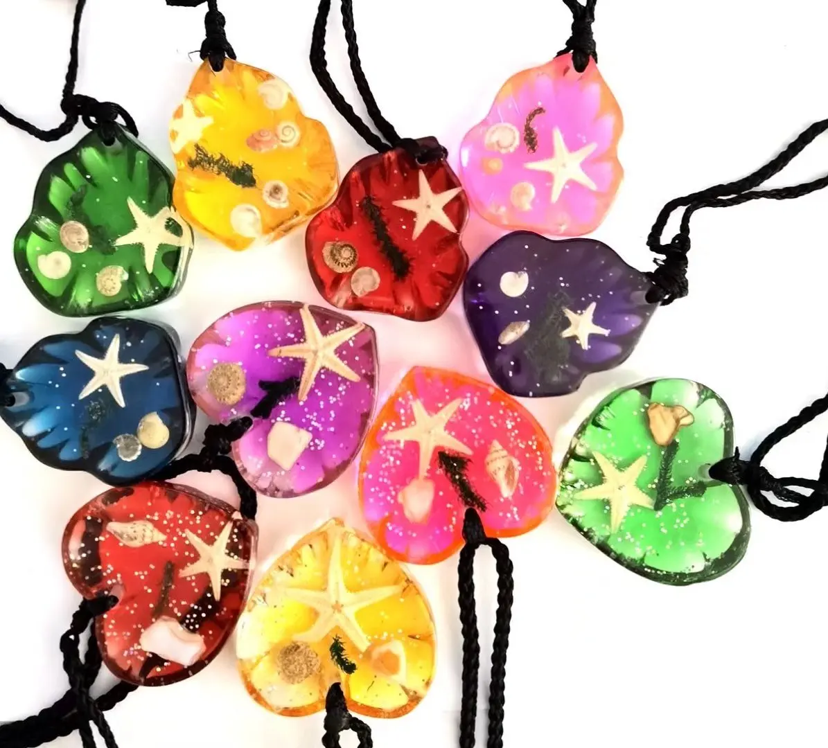 90 pcs Trendy Exquisite Real  starfish mixed style pendant  Jewelry  ymm