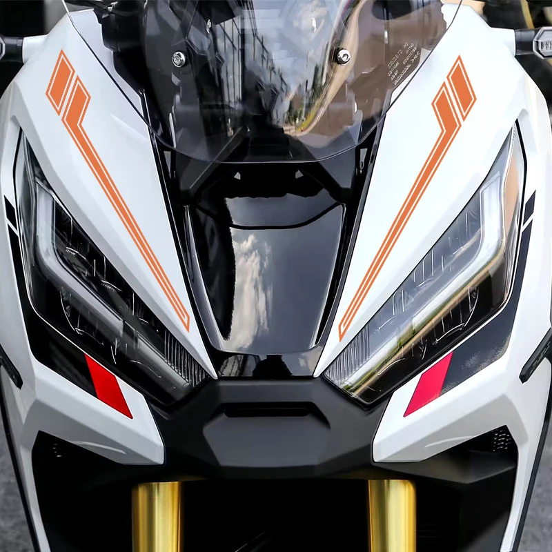 Motorcycle Front Fender Comb Universal Stickers Motor Body Reflective Waterproof Decal For Yamaha R1 R3 Mt07 Mt09 Accessories