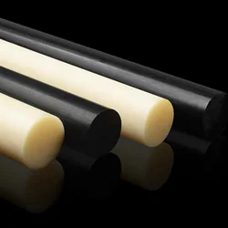 ABS Rod Machinable Plastic Round Bar CNC Machining Materials Black Beige Diameter 6mm To 250mm